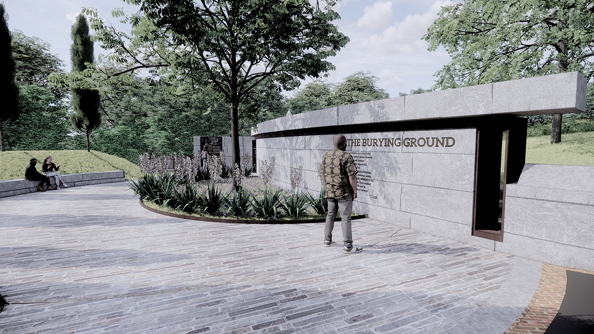 Entrance to The Burying Ground